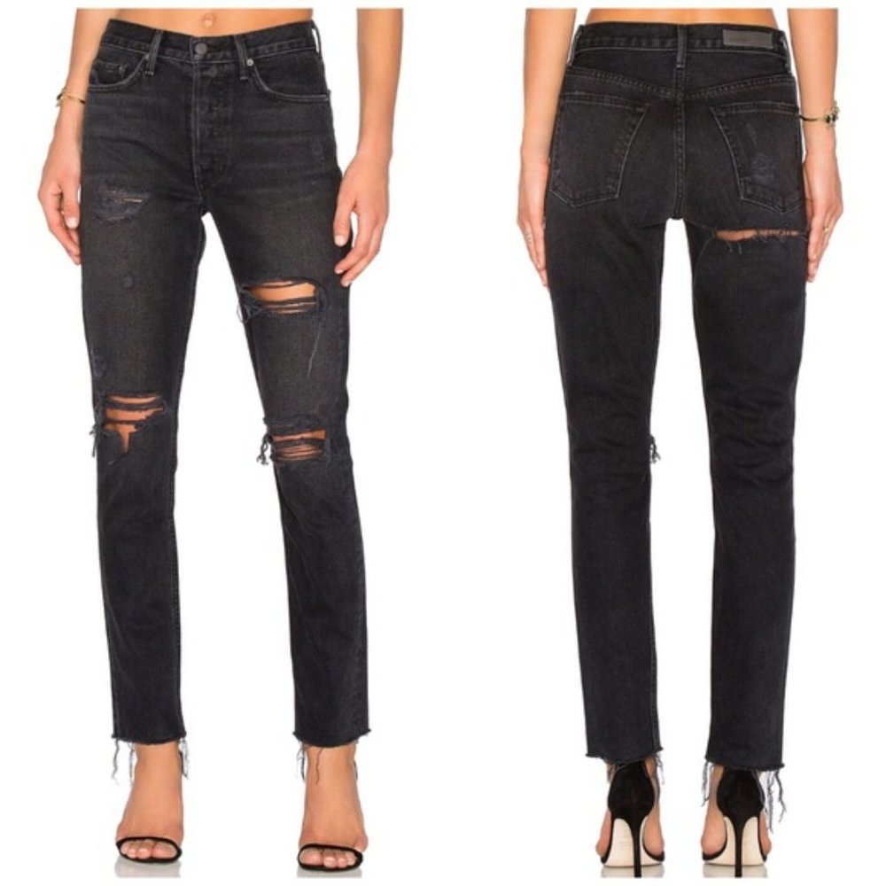 GRLFRND Distressed Karolina Jeans